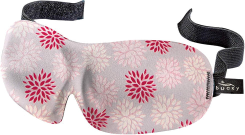 Bucky 40 Blinks No Pressure Eye Mask for Travel & Sleep, Ruby Pop, One Size...