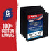 US Art Supply 10 X 10 inch Black Professional Artist Quality Acid Free Canvas Panels 6-Pack (1 Full Case of 6 Single Canvas Panels)...