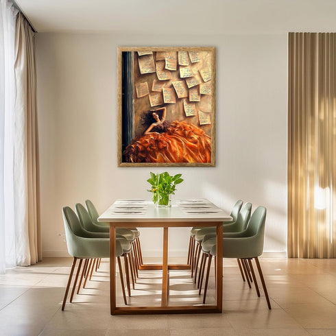 Posterizer 1 pcs-cute Valentine's Day poster-love letters to your future self -1-Romantic Art-Fantasy & Fiction Art-Living Room Bedroom Decor- unf...