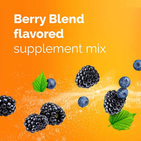 Emergen-C Vitamin C Ashwagandha Drink Mix, Dietary Supplement for Immune Support, Berry Blend - 18 Count...