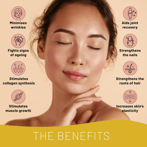 Vegan Collagen Supplements with Biotin for Hair, Skin, Nails & Joints - 2 Months Supply. Cruelty Free Plant Based Collagen Vegan, Vegetarian Colla...