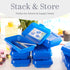 Snap-N-Store Plastic Supply Box (Pack of 8) - Convenient Storage Solution (8.9" x 5.6" x 2.5"), Clear...