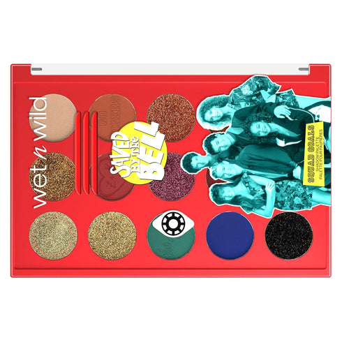 wet n wild Saved By The Bell Squad Goals Shadow Palette, Blendable Makeup Pigments, Shimmer, Matte, Sparkle Finishes,1114539...