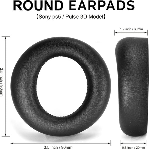 PS5 Ear Cushion - defean Replacement Ear pads pillow Cover Compatible with Sony ps5 Wireless headphone, PULSE 3D Wireless Headset, Softer Protein ...