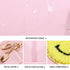Preppy Patch Makeup Bag,Smile Lightning PU Leather Waterproof Makeup Bag for Girls,Daily Use Preppy Girls Stuff Makeup Bag,Travel Organizer Cosmet...