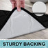 OLANLY Memory Foam Toilet Rugs U-Shaped 24x20, Ultra Soft and Absorbent Bathroom Rugs, Non-Slip Thick Toilet Bath Mat, Machine Wash Dry, Contour B...