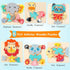 6 Pack Wooden Puzzles for Toddler 1-3 Years Old Wood Jigsaw Puzzles for Boys Montessori Games and Educational Toys for Kids Wooden Toddler Puzzles...