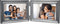 Malden International Designs Concourse Pewter Metal Hinged Picture Frame, Double Horizontal, 2-4x6, Silver...