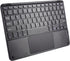 Wireless Bluetooth Keyboard, Ultra Slim Rechargeable Portable Cordless Keyboard with Touchpad 10 Inch Wireless Keyboard for iOS Android Windows iP...