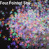 LoveOurHome 60g Holographic Star Chunky Glitter Flakes Sparkles Iridescent Stars Shapes Nail Sequins Epoxy Resin Accessories Crafts Supplies Makeu...