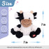 Hopearl Talking Cow Repeats What You Say Shaking Head Electric Interactive Animated Toy Speaking Plush Buddy Birthday Festival for Toddlers, 7''...
