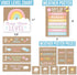 Rustic Classroom Calendar Set Bulletin Board - Bulletin Board Calendar For Classroom Elementary, Teacher Calendar Bulletin Board Sets, Preschool C...