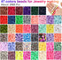 XSEINO 9000PCS Clay Beads Bracelet Making Kit,46Colors Flat Friendship Polymer Heishi Beads for Jewelry Making with Rich Jewelry Making Accessorie...