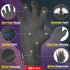 BLITZU Raynauds Gloves Fingerless Gloves for Men Compression Gloves for Arthritis Hand Brace for Arthritis Pain and Support Carpel Tunnel Relieve ...