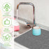 2 Pack Microfiber Dish Drying Mat,24*17 Inch Absorbent Dish Drainer Kitchen Counter,Large Drying Pad for Countertop, Rack and Under Sink(Gray)...