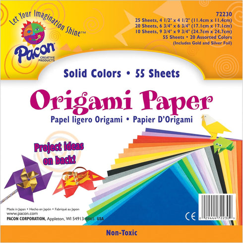 Pacon® Origami Paper, Pack of 55 Sheets...