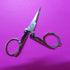 12pcs Stainless Steel Folding Pocket Portable Foldable Mini Travel Scissors Small Scissors Paper Thread Snips Craft Cutter Pointy Sewing Yarn Cutt...