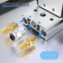 TAILONZ PNEUMATIC 200M 3-Position Manifold 4V210-08 1/4 Inch Solenoid Valve Base Manifold Solenoid Valve Base With Accessories...
