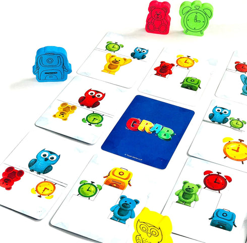 Grab - A Game of Quick Reflexes for Kids by Trunkworks | Fun Family Card Game for Kids Ages 6 + years | Develops Reflex, Hand Eye Coordination, Fo...
