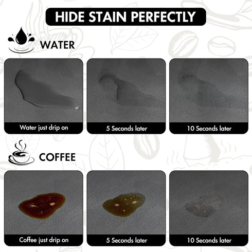 LULY Coffee Mat Absorbent and Quick Dry Mat 15.75x11.81 inch for Countertop – Non-Slip Rubber Backed Coffee Bar Mat – Modern Coffee Art – Highly A...
