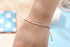 RareLove BFF Morse Code Beaded Bracelet Long Distance Relationships Friendship Gifts for Best Friends Waterproof Gold Blue White Tiny Pony Seed Be...
