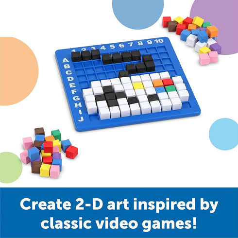 Learning Resources STEM Explorers Pixel Art Challenge, 402 Pieces, Ages 5+, STEM Toys For Kids, Coding Basics For Kids, STEM Activities For Classr...
