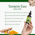 Go Nutrients Turmeric Ease - Organic Turmeric Supplement with Curcumin, Ginger & Black Pepper – Liquid Drops Extract Tincture for Quick Absorption...