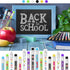 Woanger 72 Pcs Welcome Back to School Pencils First Day of School Pencils Fun Kindergarten Pencils Mini Pencils with Erasers Pencils Gifts for Kid...