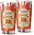 The Season for Pumpkin Spice Tumbler 20Oz - Pumpkin Halloween Tumbler 20Oz Pack 1 - Stainless Steel Travel Tumbler - Halloween Cup Gift for Men, W...