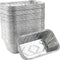 50 Pack 1Lb mini Loaf Pans Heavy Duty Disposable Aluminum Foil Bread Tins Standard Size - 6" X 3.5" X 2.5" Oven Safe Sturdy Small Bread Tin Pans-1...
