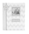 Lil' Peach First 5 Years Chevron Baby Memory Book, Newborn Milestone Keepsake Journal Scrapbook, Gift For New And Expecting Parents, 46 Fill In Pa...
