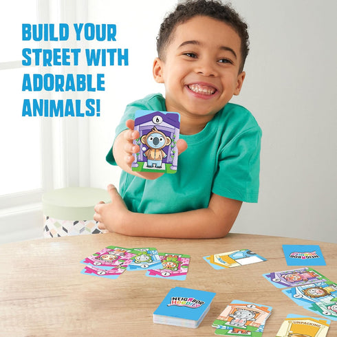 NeighborHoodies Kids Card Game - Easy and Fun Preschool Play Activity Critical Thinking and Counting Learning Game with Cute Animals for Kids Ages...