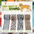 4 Rolls 20 Yards Leopard Print Ribbon Animal Print Ribbon Zebra Cheetah Wired Edge Ribbon Leopard Print Ornaments Ribbon Decorative Wrapping Ribbo...