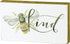 Primitives by Kathy 133243 Wood Box Sign, 6" Length x 3.50" Height x 1" Width, Bee Kind...