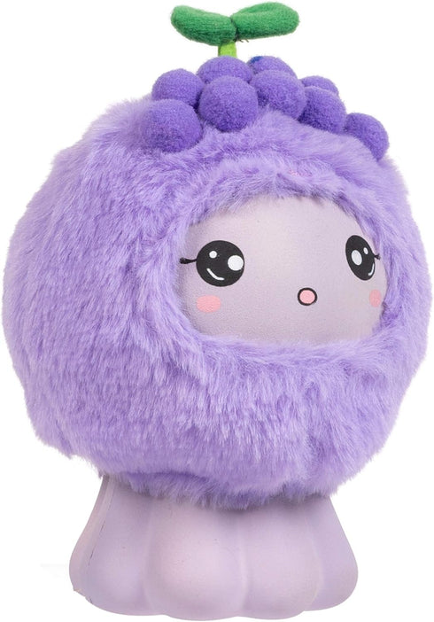 ADORA Soft & Squishy Grape Fruit Plush, Farm Fresh Scented Plush Toy Birthday Gift for Ages 1+ - Goofy Grape...