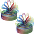Shappy 1 Inch x 50yard Rainbow Gift Rainbow Ribbon for Gift Wrapping Organza Ribbon Shimmer Sheer Rainbow Colors Ribbon...