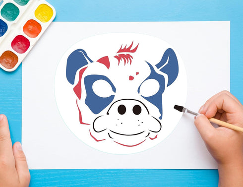 16 Pieces Face Drawing Stencils Mask Painting Templates DIY Stencils for Wood Wall Home Decorations Party Favor Supplies...