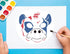 16 Pieces Face Drawing Stencils Mask Painting Templates DIY Stencils for Wood Wall Home Decorations Party Favor Supplies...