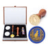SWANGSA Starry Cat Wax Seal Stamp Kit with 60pcs Sealing Wax Beads, Wax Seal Melting Spoon and Gift Box, Great for Embellishment of Invitations, W...