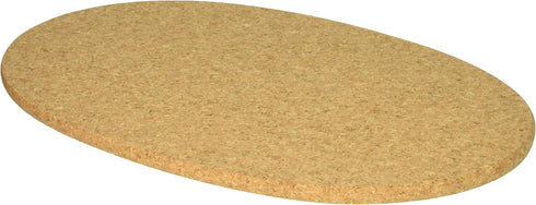 Linden Sweden Jonas Round Cork Trivet - Water Absorbent - Perfect for Plants, Hot Pots, Pans, Mugs, and Glasses (13" x 8 1/2" (1pack))...