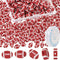 EVERMARKET 200pcs Football Beads Rubgy Polymer Clay Bead,Football Softball Beads Charms Rugby Ball Spacer Beads DIY Sports Beads for Necklace Brac...