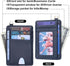 OIDERY Slim Minimalist Wallet Front Pocket RFID Blocking Card Holder Wallets for Men Women (Lichee Dark Blue)...