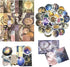 100Pcs Scrapbook Craft Paper Kit for Scrapbook Journaling Supplies,Scrapbook Space Stickers Aesthetic for Scrapbooking Supplies,Bullet Junk Journa...
