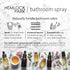 Hemlock Park Bathroom & Toilet Spray | Essential Oils Naturally Stop Odors (Sandalwood, 4 oz Glass Spray)...