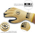 Insulated Electrician Gloves 400V High Voltage Resistant Gloves Flame Retardant Work Gloves, Electrical Rubber Non-slip Texture Design Gloves for ...