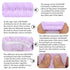 6Pcs Purple Sponge Spa Headbands for Women Wristbands Hair Scrunchies Set Makeup Headband for Facewash Skincare Soft Mother Gift with Daughter Gif...