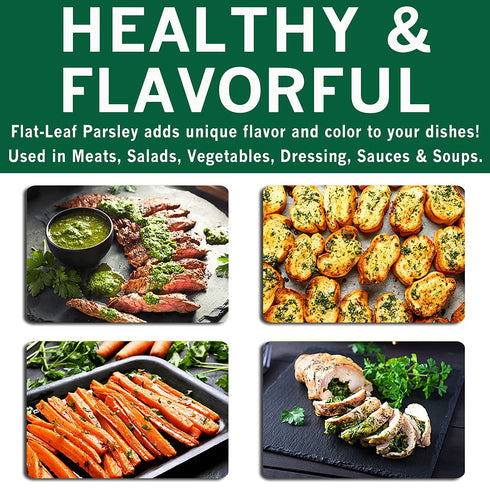 Spices Village Dried Parsley Flakes, Dry Parsley Seasonings, 1.7 Ounces, Kosher Certified, All Natural, Fresh, Gluten Free, Non GMO, Resealable Bu...