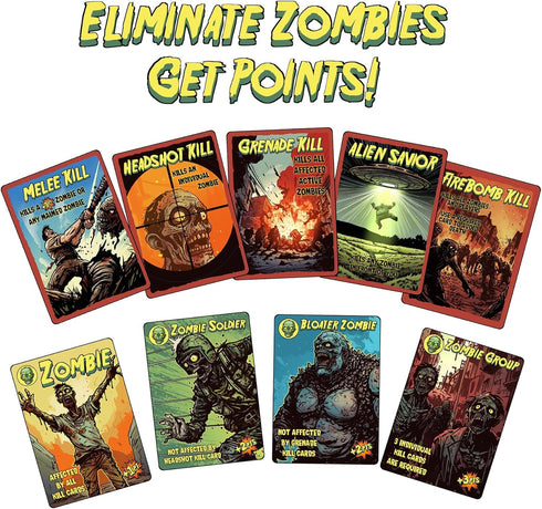 Zombie Apocalypse, a Card Game: high-stakes survival card game, strategic play, engaging artwork, game night, easy to learn, quick setup, fun for ...