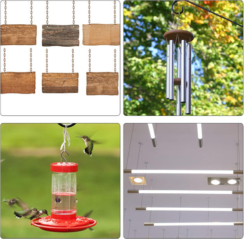 MECCANIXITY Toilet Flappers Chain, 25cm Toilet Handle Lever Lift Flush Replacement Ball Chain Link, 304 Stainless Steel Pack of 3...