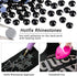 Beadsland Hotfix Rhinestones, 2880pcs Flatback Crystal Rhinestones for Crafts Clothes DIY Decoration, Black, SS10, 2.7-2.9mm...